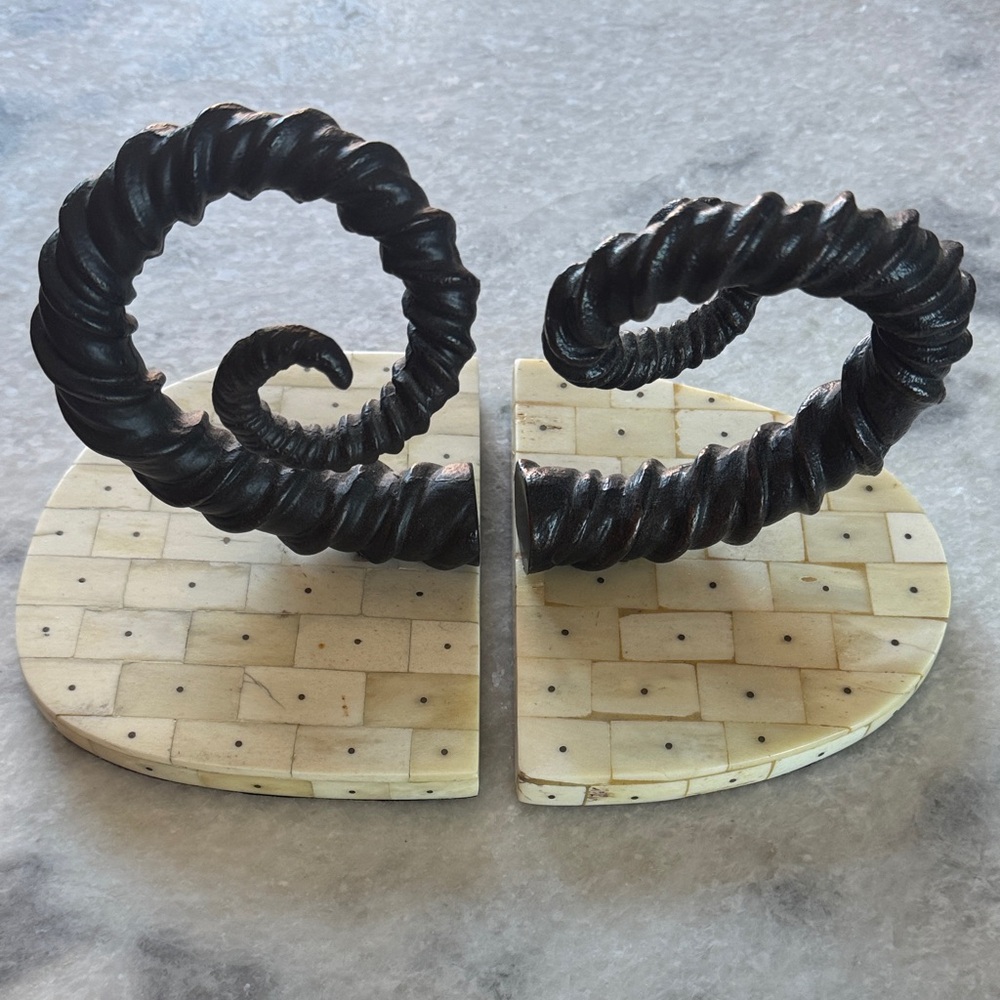 Michael Aram RAM HORN BOOKENDS